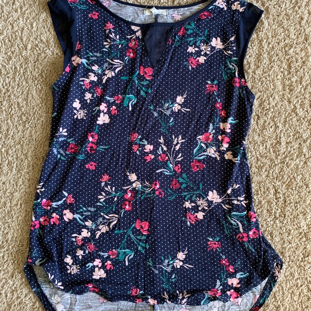 Floral tank top